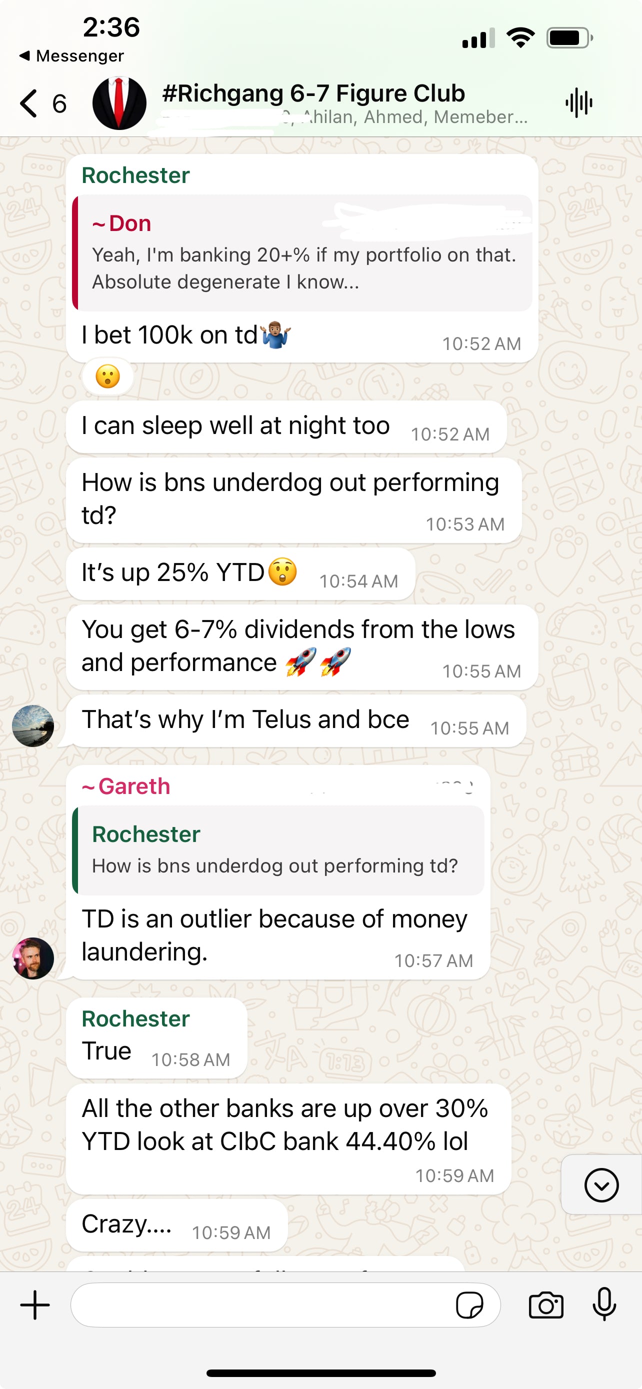 My 7 Figure Members Group On WhatsApp