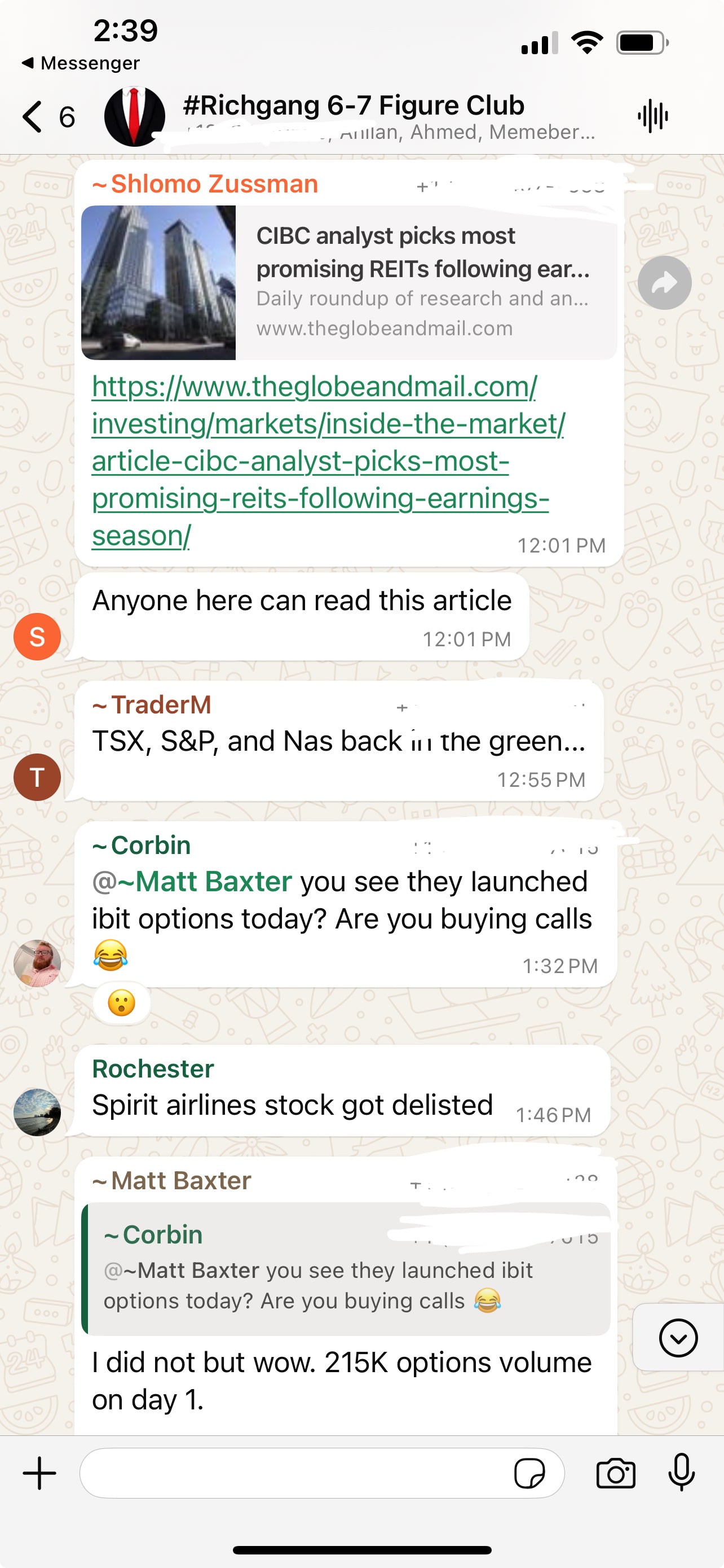My 7 Figure Members Group On WhatsApp