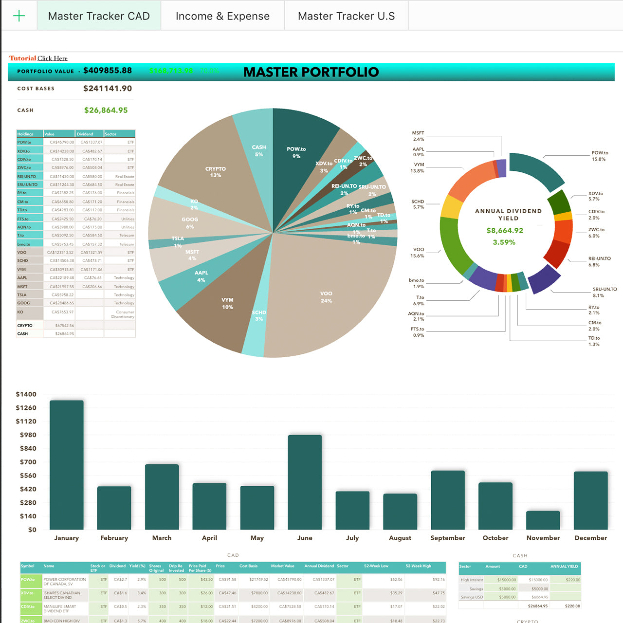 Ultimate Personal Finance & Portfolio Tracker Suite