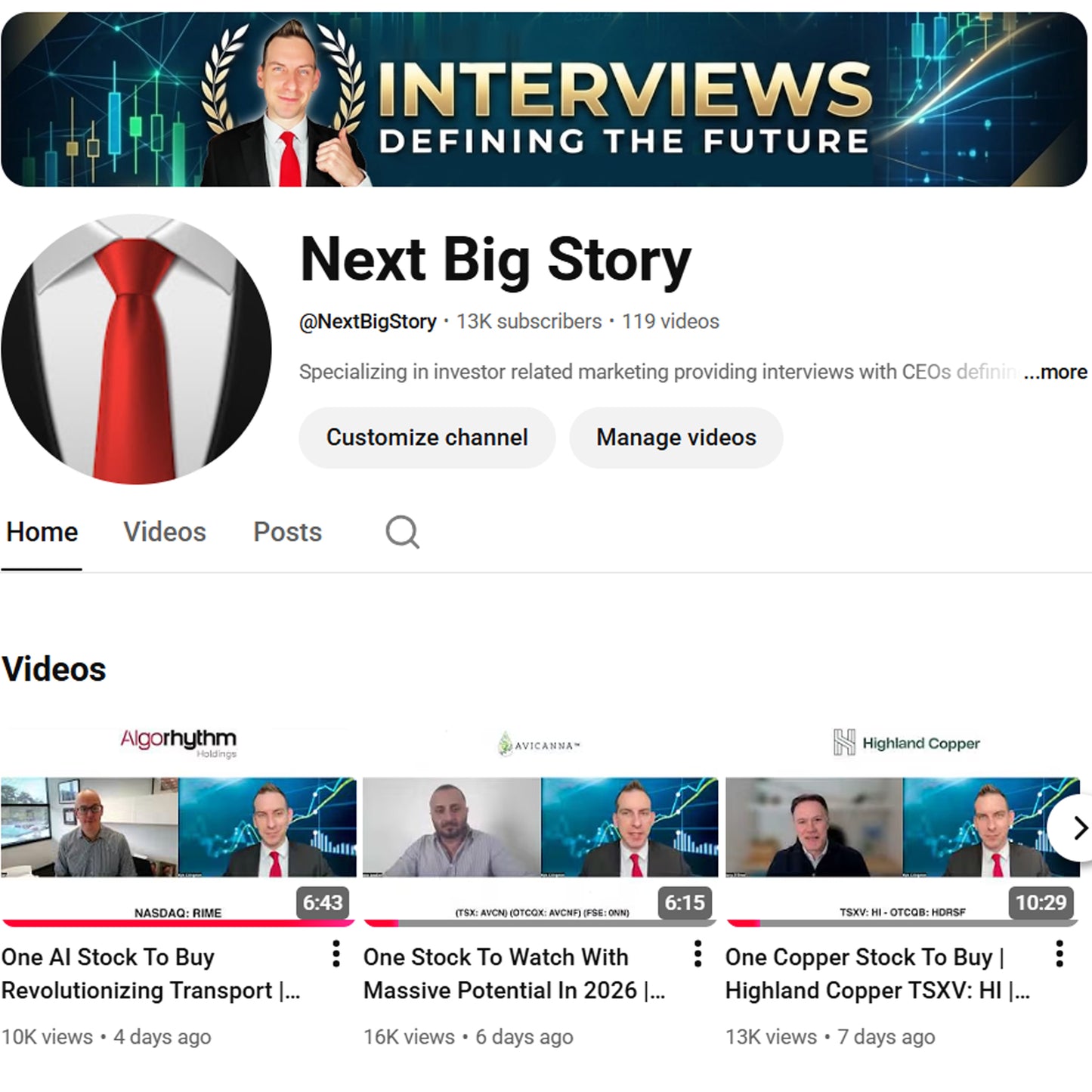Next Big Story CEO Interview Booking